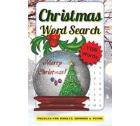 Christmas Word Search: Festive Holiday Puzzles to Celebrate the Season - 50+ Christmas-Themed Word Searches with Solutions