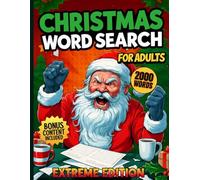 Christmas Word Search for Adults - Extreme Edition: Festive, Fun, Difficult, and Cheerfully Challenging Find-a-Word Puzzle Book | 2,000 Hidden Holiday ... | Perfect for Adults, Teens and Seniors