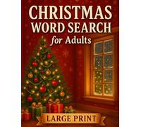 Christmas Word Search for Adults: Fun Holiday Puzzles & Brain Games | Perfect Christmas Stocking Stuffer Gift for Adults and Seniors