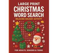Christmas Word Search for Adults: Large Print Stress Relief and Relaxing Holiday Activity with Bible-Inspired Word Searches, Hidden Messages & ... with Solutions. (The Scripture Seeker Series)