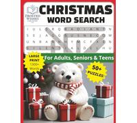 Christmas Word Search: For Adults, Seniors, and Teens | 8.5 x 11, 50+ Puzzles ... Great for Christmas and Free Time (Part of Frosted Wishes Publishing Word Search Puzzle Books)