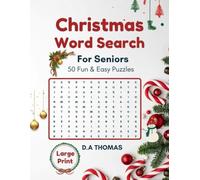Christmas Word Search For Seniors: Easy & Relaxing Brain Games to Improve Memory, Focus, and Mental Sharpness