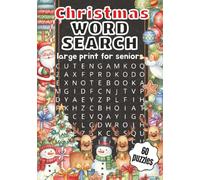 Christmas Word Search For Seniors Large Print: Relaxing Christmas Themed Word Search Fun
