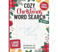 Christmas Word Search: Large Print Christmas Word Find Puzzle Book for Adults & Seniors - Brain Training with Cozy Holiday Themes, Stress Relief & ... Large Print Word Search Collection)