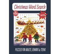Christmas Word Search Large-Print Holiday Fun: Word Searches with Easy to Read Print about Christmas, Family, Reindeer, Celebration and More | 8.5x11 ... Gift for Vacation, Holidays and Free Times