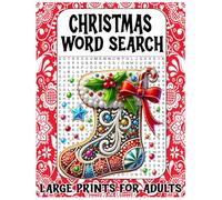 Christmas Word Search Large Prints For Adults: A Perfect Christmas Activity Book for Puzzle Lovers With Festive Word Search Puzzles to Warm Holiday Spirit.