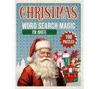 Christmas Word Search Magic Large Print: 100 Word Search Crossword Puzzles with Lard Print for Adults and Seniors, Holiday, Fall, Great for Relaxation and Memory