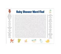 Christmas Word Search Poster, Giant Holiday Word Search Wall Poster, 31" X 20" Wall Game with 50 Words, Jumbos Christmas Activity Posters for Families, Christmass Game, Fun Interactive Holiday Party