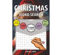Christmas Word Search Puzzle Book: 1500 Words - 100 Puzzles for All Ages | Large Print | 150 Pages | Size 6x9 inch | Great for Travel (Puzzle Playground)