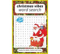 Christmas Word Search Puzzle Book: +50 Puzzles with Solutions for Christmas, Festive Holiday | Easy-to-Read, Relaxing Brain Games (6x9) 110 pages for Adults, Seniors & Teens
