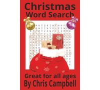 Christmas Word Search Puzzle Book: 6 x 9 Inch, 110 Pages, 55 Puzzles, great for all ages, for Gift, Holiday,