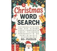 Christmas Word Search Puzzle Book: 60+ Brain Teasers for Holiday Lovers & Christmas Fans: Holiday Traditions, Decorations & Festive Fun | 120+ Pages | ... | 12-Word Challenge | Perfect Holiday Gift