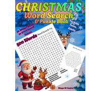 Christmas Word Search & Puzzle Book: A Wonderful Word Search and Puzzle Book for Kids, Teens and Adults