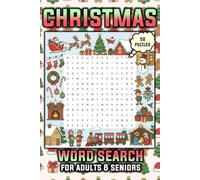 Christmas Word Search Puzzle Book: Christmas Holiday Themed Word Searches for Adults & Seniors | 50 Puzzles with 9 Words Each, Solutions at Back | 6x9 ... | Gift for Vacations, Holidays, and Relaxing