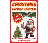 Christmas Word Search Puzzle Book: Christmas Word Search Book - 50+ Large-Print Holiday Puzzles for Teens, Adults & Seniors | 6×9 Inches, 110 Pages of ... Searches - Perfect Holiday & Christmas Gift