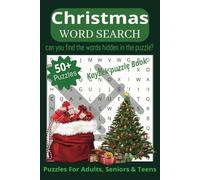 Christmas Word Search Puzzle Book: Christmas Word Search Puzzle with Easy-to-Read Print: Celebrate Festive Cheer with Santa, Reindeer, Snowflakes & ... Gift for the Holidays, Vacations & Free Time