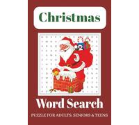 Christmas Word Search Puzzle Book: Easy-to-Read Christmas Word Search Puzzles for Holiday Gifts & Winter Fun | 6x9 Inches, 110 Pages | 50+ Puzzles | Perfect Holiday Gift
