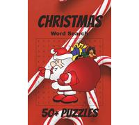 Christmas Word Search Puzzle Book: Easy to Read Print | 6x9 inches, 110 pages | 50+ Puzzles…Gift for Vacations, & Holidays