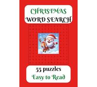 CHRISTMAS Word Search Puzzle Book: Easy to Read Print Word searches about Christmas, Winter and the Holidays: 6x9 inches, 110 pages, 55 puzzles with Answers. Great for travel and leisure