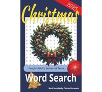 Christmas Word Search Puzzle Book:: Festive holiday fun for all Ages featuring over 52 puzzles, easy to read words, Suitable for adults, teens and older children.