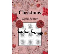 Christmas Word Search Puzzle Book: Fun and Challenging Word Find Puzzle Book for Teens and Adults