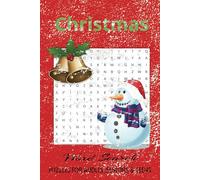 Christmas Word Search Puzzle Book: Fun and Relaxing Holiday Themed Word Find Puzzle Book for Adults, Seniors & Teens 6x9 inches, 110 pages,... Gift for Vacation, Holidays and Free Times