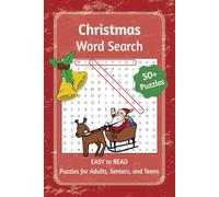 Christmas Word Search Puzzle Book: Fun & Festive Holiday Brain Teasers for All Ages | 50+ Christmas-Themed Word Search Puzzles | 6x9 inches, 110 pages | Holiday Activity Book for Winter Fun