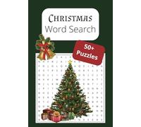 Christmas Word Search Puzzle Book: Fun Holiday Activity for All Ages/50+ puzzles/6 x 9 inches
