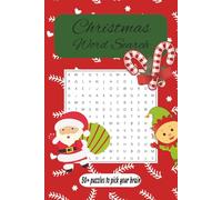 Christmas word search puzzle book: Holiday Word Search, Festive Christmas Word Puzzles, Winter Holiday puzzles | 6x9 inches, 110 pages | 50+ puzzles ... Gift for Vacations, Holidays and Free Time
