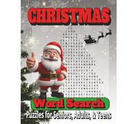 Christmas Word Search Puzzle Book: Large Print Holiday Puzzles for Seniors, Adults & Teens - Fun, Relaxing Brain Games to Reduce Stress and Celebrate the Season