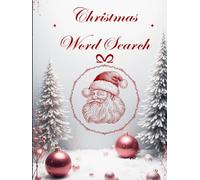 Christmas Word Search: Puzzle book word search for senior adults, large print holiday relaxation.