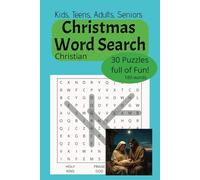 Christmas Word Search Puzzle Book: Word Search with Easy to Read Print about Christmas, Christian, Holiday for Kids, Teens, Adults, and Seniors / 6X9 ... Stocking Stuffers, Holidays and Free Times