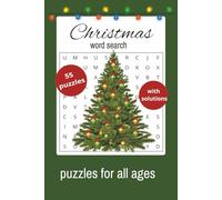 Christmas Word Search Puzzle Book: Word search with easy to read print about Christmas, Christmas Eve |6x9 inches, 110 pages | 55 puzzles with solutions….gifts for vacations, holidays, and free time