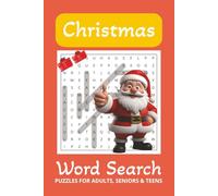 Christmas Word Search Puzzle Book: Word search with easy-to-read printables about Christmas decor, Santa Claus, Christmas gifts, and more | 6x9 ... Gifts for holidays, vacations, and free time.