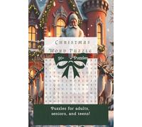 Christmas Word Search Puzzle Book: Word search with words that are easy to see. Find words about Christmas treats, and more| 6x9 inches, 110 Pages | ... days, waiting on Christmas dinner or for fun