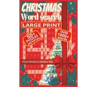 Christmas Word Search Puzzle Book: Word Searches with Easy to Read about Christmas and More | 6x9 inches, 68 pages | 50+ Puzzles…Gift for Vacations, Holidays and Free Times