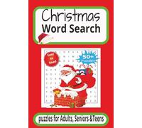 Christmas Word Search Puzzle Book: Word Searches with Easy to Read about Christmas, Holidays, Family Gatherings and more | 6x9 inches 110 Pages | 50+ Puzzles … Gifts for Vacations, Holidays and more.