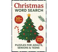 Christmas Word Search Puzzle Book: Word Searches with Easy to Read Print about Chrismtas, Holiday, Winter and More | 6x9 inches, 110 pages | 50+ Puzzles... Gift for Vacations, Holidays and Free Times