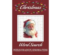 Christmas Word Search Puzzle Book: Word Searches with Easy to Read Print about Christmas | 6x9 inches, 110 pages | 50+ Puzzles ... Gift for Holidays , Vacation and Free time