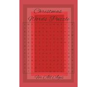 Christmas Word Search Puzzle Book: Word Searches with Easy to Read Print about Christmas and More | 6x9 inches, 110 pages | 50+ Puzzles