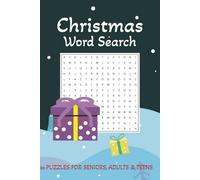 Christmas Word Search Puzzle Book: Word Searches with easy to Read Print about Christmas and more| 6x9 inches, 110 pages | 50+ puzzles .. Gifts for Vacation, Holidays and Free Time