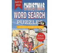 Christmas Word Search Puzzle Book: Word Searches with Easy to Read Print about Christmas and Other Related Items | 6x9 inches, 110 pages | 50+ Puzzles... Gifts for Vacations, Holidays and Free Times