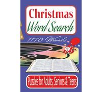 Christmas Word Search Puzzle Book: Word Searches with Easy to Read Print about Christmas, Bible, Jesus, Santa Claus, Snowmen, Reindeer and More/ 6 x 9 ... Gift for Holidays, Vacations and Free Times.