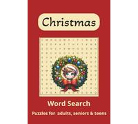 Christmas Word Search Puzzle Book: Word Searches with Easy to Read Print about Christmas, Celebrations and Holidays.| 6x9 inches, 110 pages | 50+ Puzzles... Gifts for Vacations, Trips and Free Times