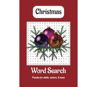 Christmas Word Search Puzzle Book: Word Searches with Easy to Read Print about Christmas, Christmas decoration, Christmas Eve and more | 6×9 inches, ... Gift for Free time, Vacation and Holidays