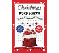 Christmas Word Search Puzzle Book: Word Searches with Easy to Read Print about Christmas, Festive season, Xmas and More | 6x9 inches, 110 pages | 50+ ... … Gift for Vacations, Holidays and Free Times