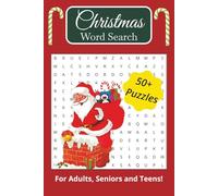 Christmas Word Search Puzzle Book: Word Searches with Easy to Read Print about Christmas, Festivities, Winter and more | 6x9 inches | 110 pages | 50+ Puzzles. Gift for Anxiety Relief and Relaxation