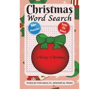 Christmas Word Search Puzzle Book: Word Searches with Easy to Read Print about Christmas, Holiday, Santa and More | 6x9 inches, 110 pages | 50+ Puzzles ... Gift for Vacations, Holiday and Free Times