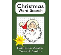 Christmas Word Search Puzzle Book: Word Searches with Easy to Read Print about Christmas, Holidays, and More For Anxiety Relief and Relaxation | 50+ Puzzles | 6x9 Inches, 110 Pages | Great Gift Idea