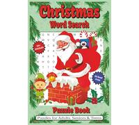 Christmas Word Search Puzzle Book: Word Searches with Easy to Read Print about Christmas, Joy, Relaxation, and More | 6x9 inches, 110 pages | 50+ Puzzles … Gift for Vacations, Holidays, and Free Times